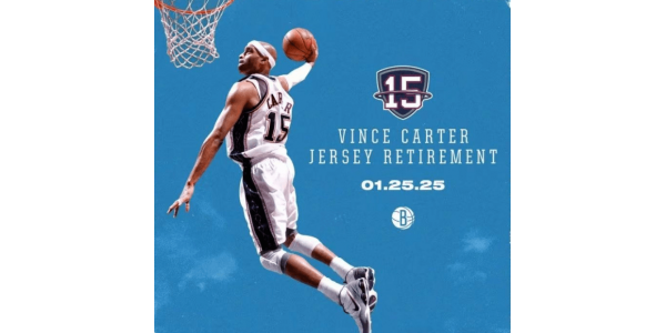 Le maillot de Vince Carter, le dieu du dunk, est retiré Le maillot de Vince Carter, le dieu du dunk, est retiré