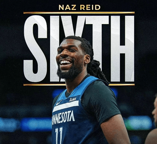 Naz Reid des Timberwolves remporte le prix NBA du sixième homme de l'année